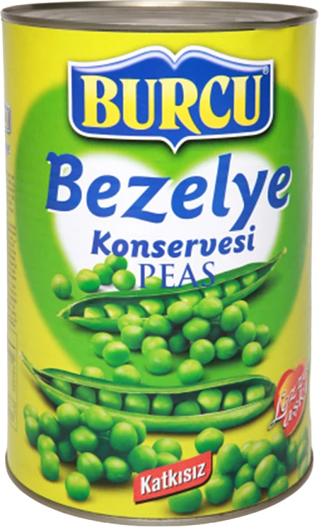 Горошек зеленый консервированный Burcu 4250 г