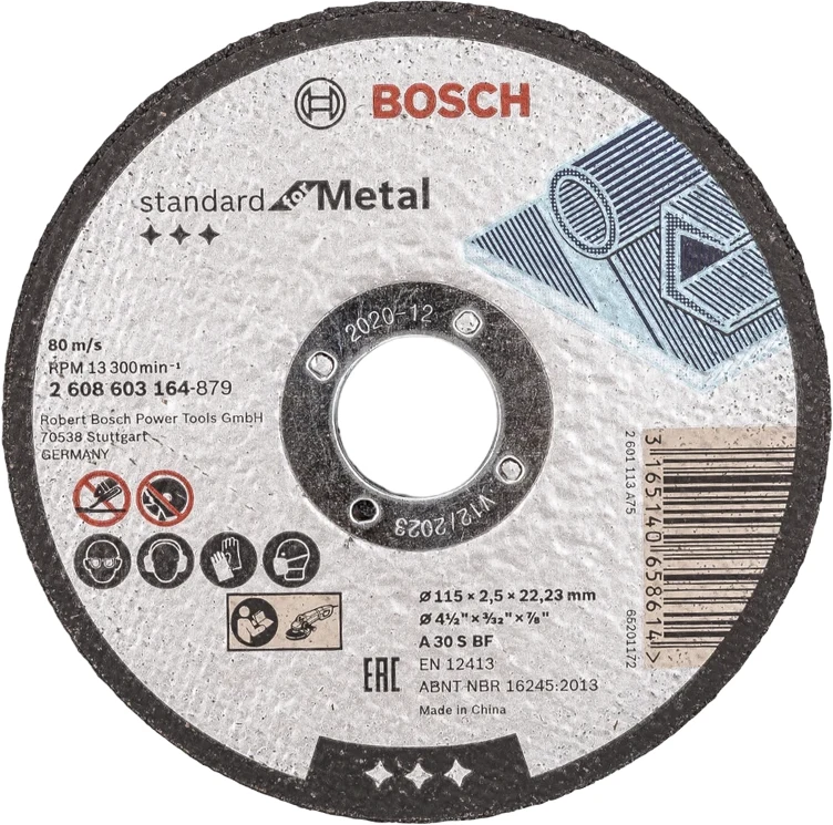 Круг отрезной по металлу Bosch 115х2,5х22,2 мм