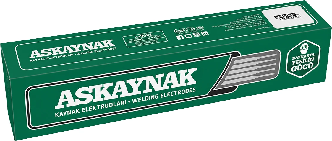 Электроды Рутил 3,25х350 мм Askaynak AS R-143 (3,2 кг)