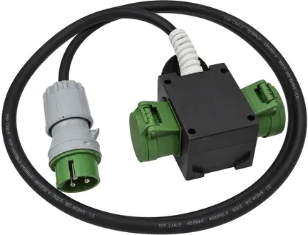 Разветвитель для высокочастотных вибраторов на 2 розетки VPK R2/42V (длина кабеля 2м)