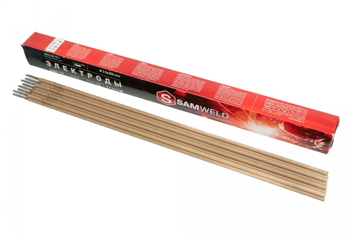 Электроды рутиловые 2.5 мм SAMWELD E6013 (МР-3) 1кг