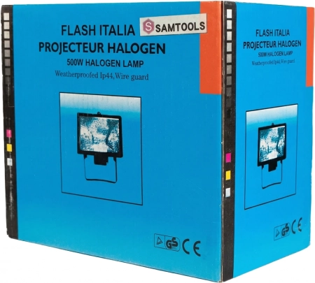 Прожектор галогеновый 500 Вт IP44 Samtools (без лампы)