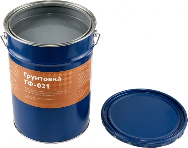 Грунтовка ГФ-021 серая (ведро 25 кг)