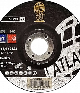 Диск шлифовальный по нержавеющей стали ATLAS INOX 125x6,4x22,2 A30S-T27