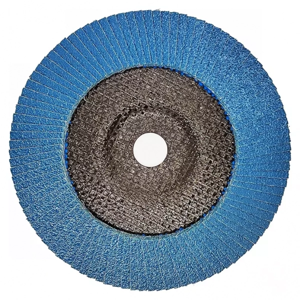 Круг лепестковый КЛТ 180х22 Р60 Karbosan Comfort Line ZR LD Flap Конический INOX
