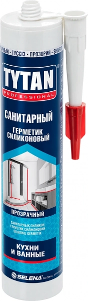 Герметик силиконовый санитарный Tytan Professional прозрачный