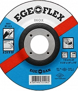 Диск шлифовальный по нержавеющей стали Ege flex 115x6x22,2 мм INOX