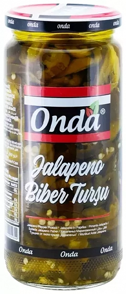 Перец халапеньо маринованный острый 490 г ONDA