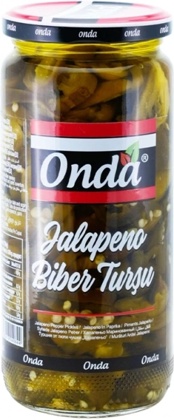 Перец халапеньо маринованный острый 490 г ONDA
