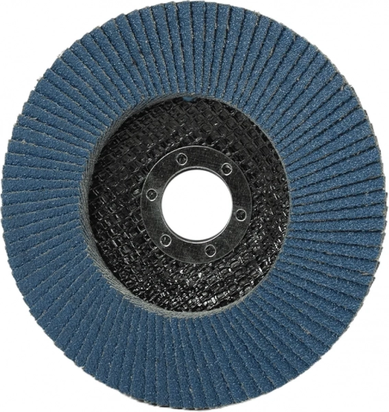 Круг лепестковый торцевой КЛТ 125х22.2 Р40 по металлу и нержавеющей стали Samtools Piranha Pro