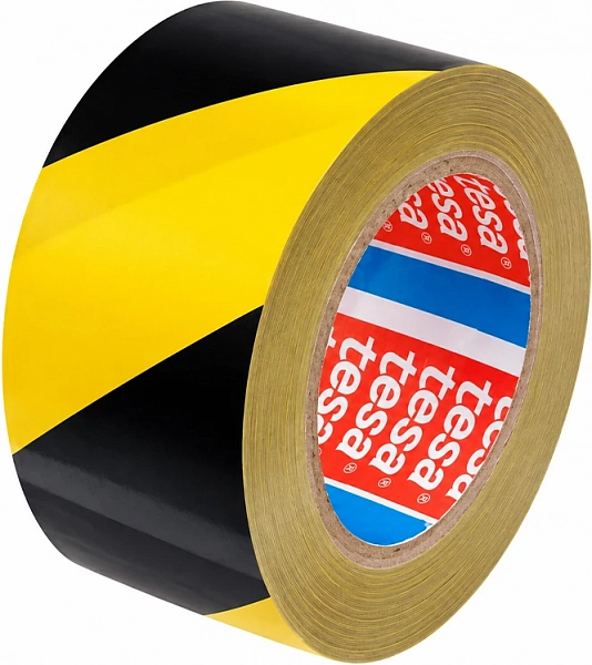 Лента сигнальная желто-черная 50 мм (200 м)