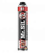 Пена монтажная Mr.Sil огнеупорная В1 профессиональная 750 мл