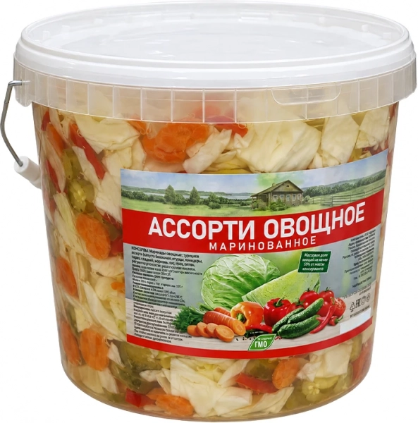 Ассорти овощное маринованное Tursum 10 л