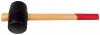 Молоток резиновый с деревянной ручкой 450 г Samtools