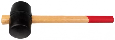Молоток резиновый с деревянной ручкой 450 г Samtools