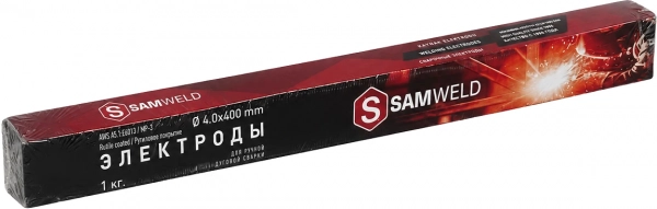 Электроды рутиловые 4 мм SAMWELD МР-3 (E6013) 1 кг