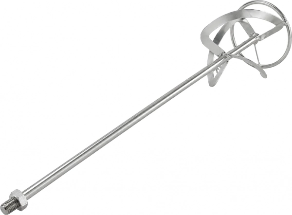 Насадка-миксер ЗУБР МНТ-120 120х590 мм для тяжелых растворов, снизу-вверх, резьба  М14