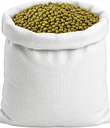 Крупа маш зелёная фасоль мунг Vigna Radiata 3+ мм (мешок 25 кг)