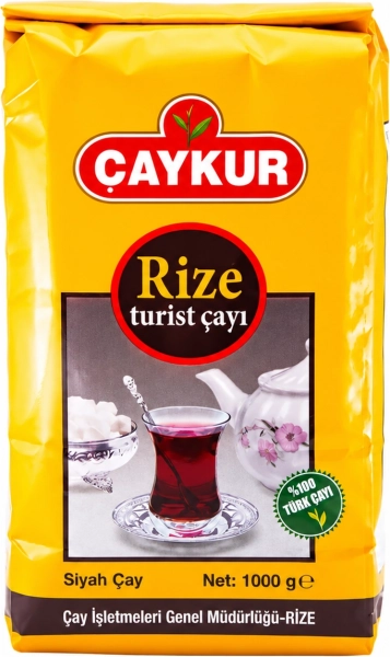 Чай черный турецкий листовой Caykur Rize Turist 1000 г