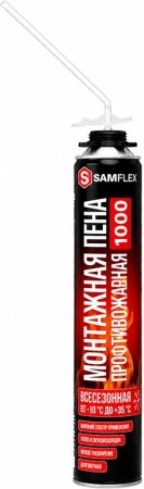 Пена монтажная с аппликатором SAMFLEX профессиональная всесезонная 1000 мл