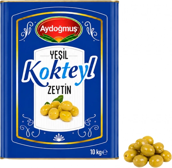 Оливки зеленые Coctail (201-230) AYDOGMUS 16 кг