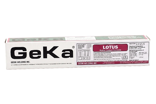 Электроды основные 2,50х350 (5 кг) Geka