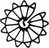 Фиксатор (звездочка) 40 (упаковка 500 шт.)