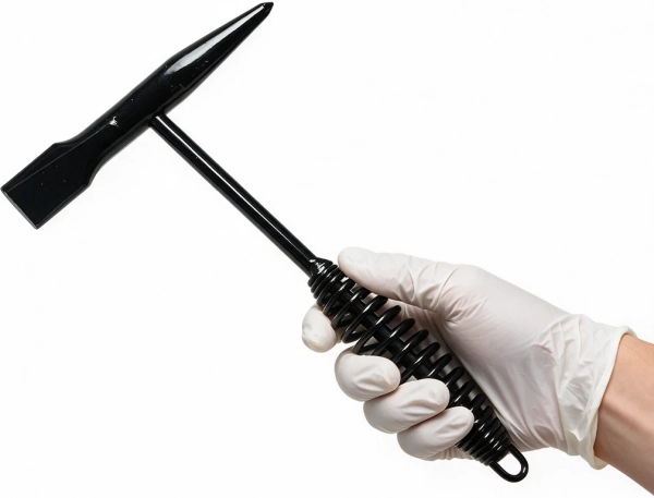 Молоток сварщика шлакоотбойный SAMTOOLS 460 г клин/пика, черный, 28 см
