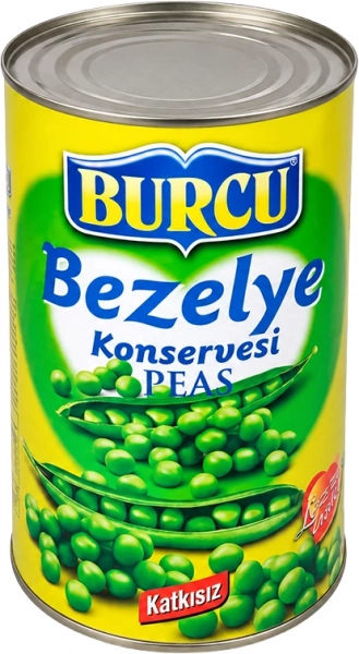 Горошек зеленый консервированный Burcu 4250 г