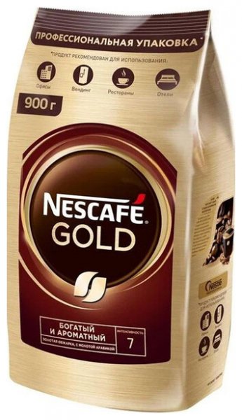 Кофе растворимый Nescafe Gold (900 г)