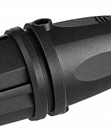 Вилка прямая каучуковая 220-230В, 16-001 УХЛ3, IP44