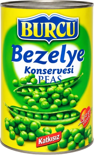 Горошек зеленый консервированный Burcu 4250 г