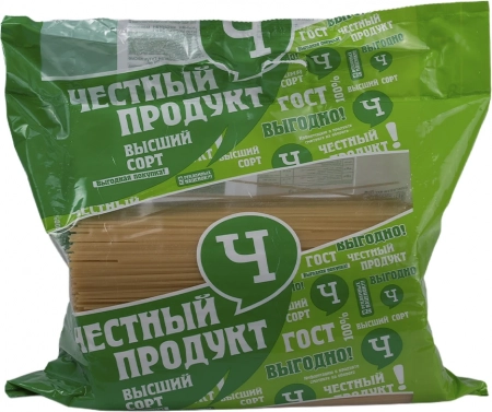 Спагетти "Честный продукт" высший сорт