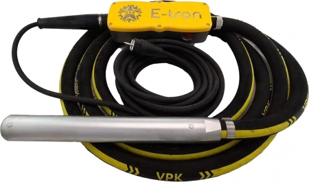Высокочастотный вибратор VPK E-tron 60 (60 мм, 5 м, 12А, 17.5 кг) со встроенным преобразователем