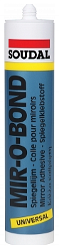 Силиконовый клей-герметик для зеркал Soudal MIR-O-BOND (310 мл)