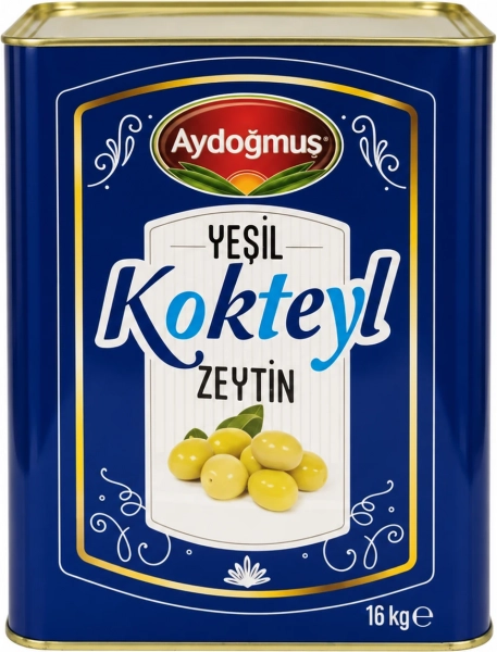 Оливки зеленые Coctail Aydogmus 16 кг