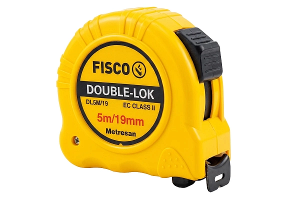 Рулетка Fisco Double-lok (19 мм, 5 м)