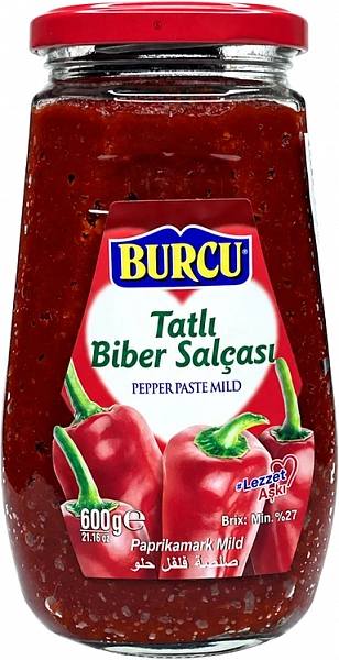 Перцовая паста сладкая Burcu 600 г