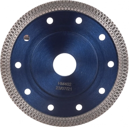 Диск алмазный отрезной по керамике 125х1.2х22.23 мм Hilberg Turbo Thin X HM402