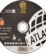 Диск отрезной по нержавеющей стали ATLAS INOX 180x1,6x22,2 мм A46V-T41