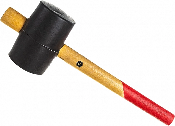 Молоток резиновый с деревянной ручкой 900 г Samtools