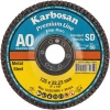 Круг лепестковый КЛТ2 125х22 Р60 Karbosan Premium Line AO SD Flap конический