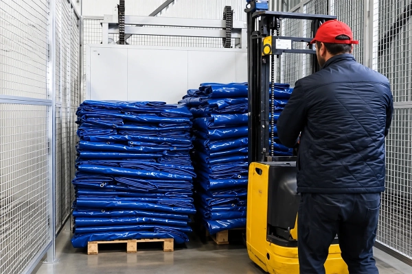 Тент тарпаулин без утеплителя 6х8 м 48 м2 180 гр/м2
