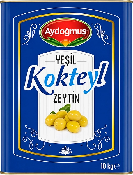 Оливки зеленые Coctail (201-230) AYDOGMUS 16 кг