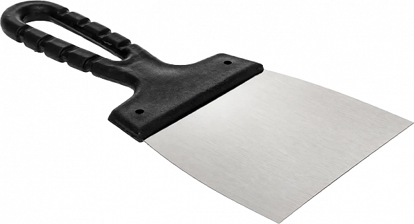 Лопатка шпатлевочная 100 мм нержавеющая сталь с пластиковой ручкой SAMTOOLS
