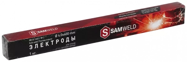 Электроды рутиловые 4 мм SAMWELD МР-3 (E6013) 1 кг