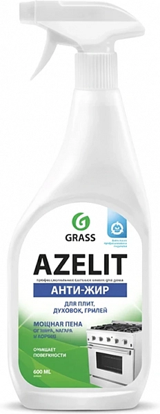 Средство для чистки плит, духовок, грилей от жира/нагара 600 мл GRASS AZELIT щелочное