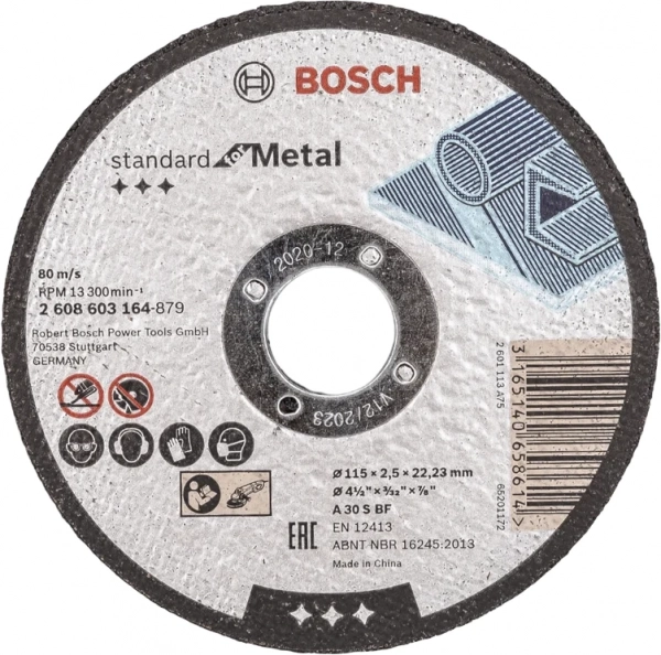 Круг отрезной по металлу Bosch 115х2,5х22,2 мм