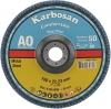 Круг лепестковый КЛТ2 180х22 Р60 Karbosan  AO Flap Конический
