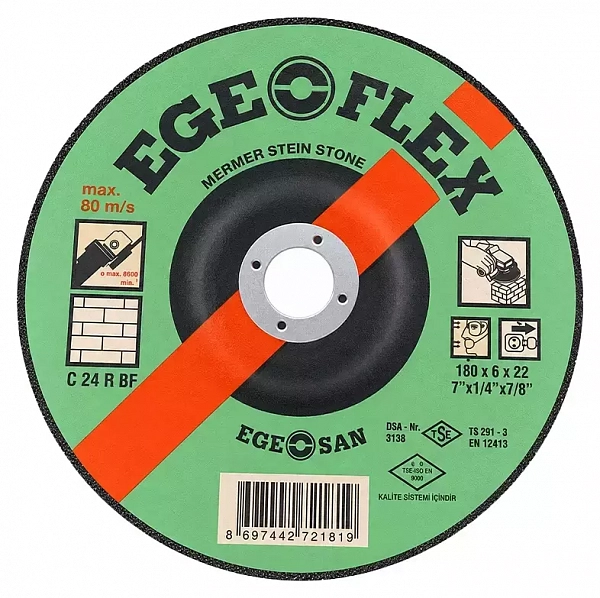 Диск шлифовальный по бетону Ege flex 180x6x22,2 мм